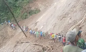 Gempa 7,7 Picu Longsor, Saluran Irigasi Wae Mantar Tertimbun, Petani Ulu Belang dan Papang Khawatir Gagal Panen